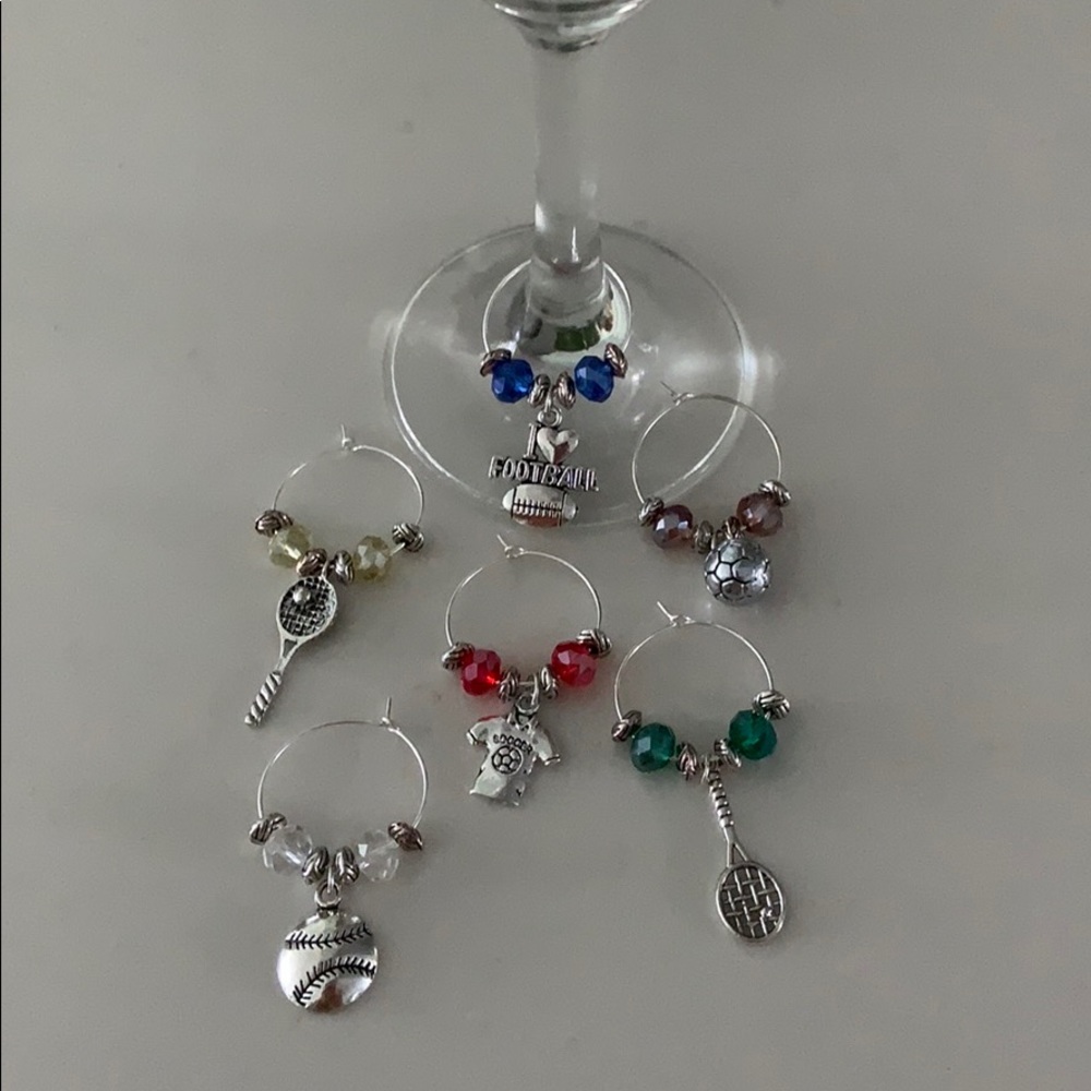 Handmade Wine Glass Charms
